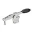 K0661 Kipp toggle clamps horizontal with straight foot and adjustable clamping spindle, stainless steel - Image 2