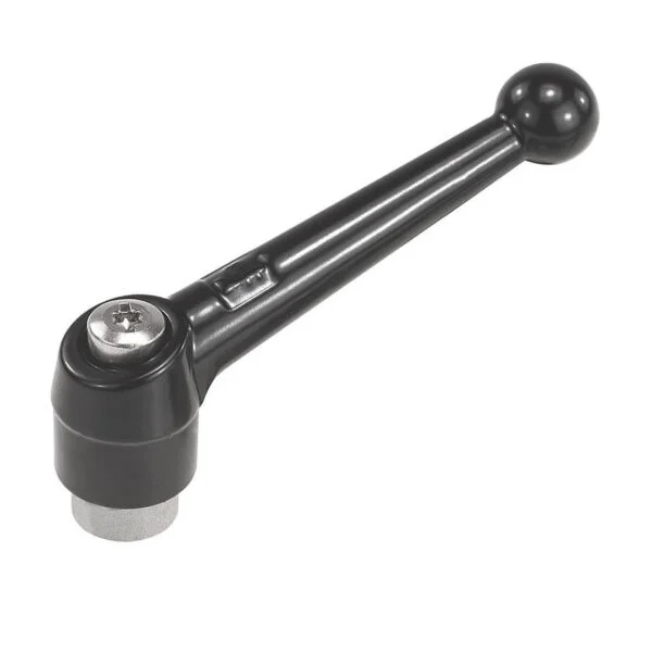 K0117 Kipp Clamping levers internal thread, steel parts stainless steel