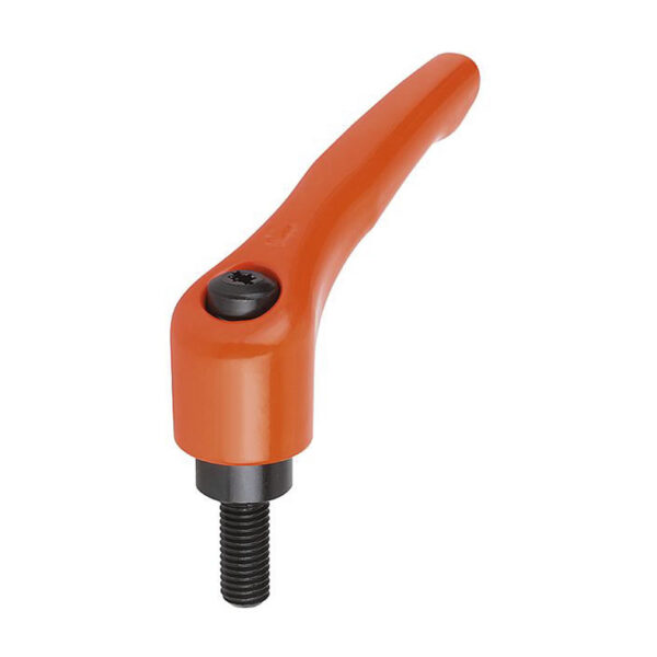K0122 Kipp Clamping levers with external thread