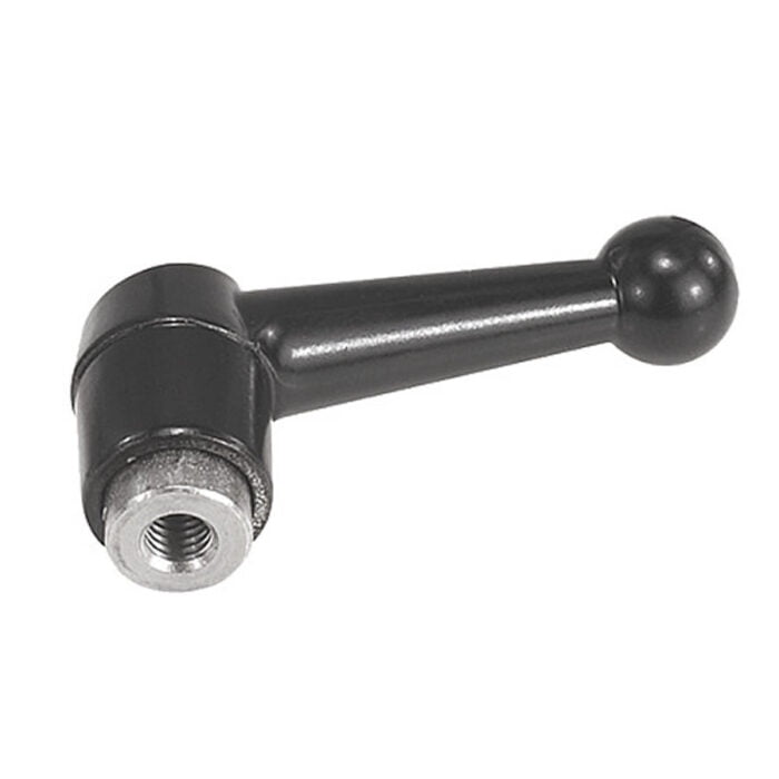 Norelem 06411 Clamping levers internal thread, steel parts stainless steel