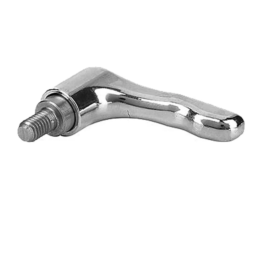 Datasheet K0123 Kipp Clamping levers with external thread, steel parts stainless steel
