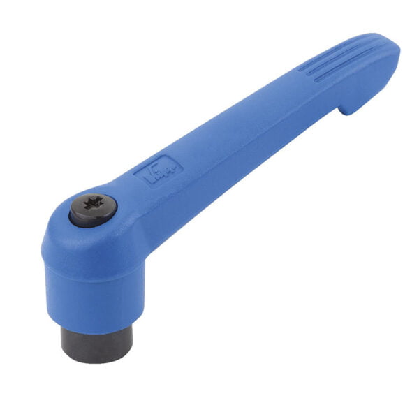 K0269 Kipp Clamping levers with plastic handle, internal thread blue