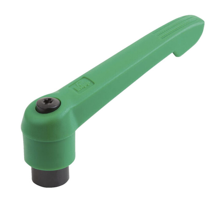 K0269 Kipp Clamping levers with plastic handle, internal thread green
