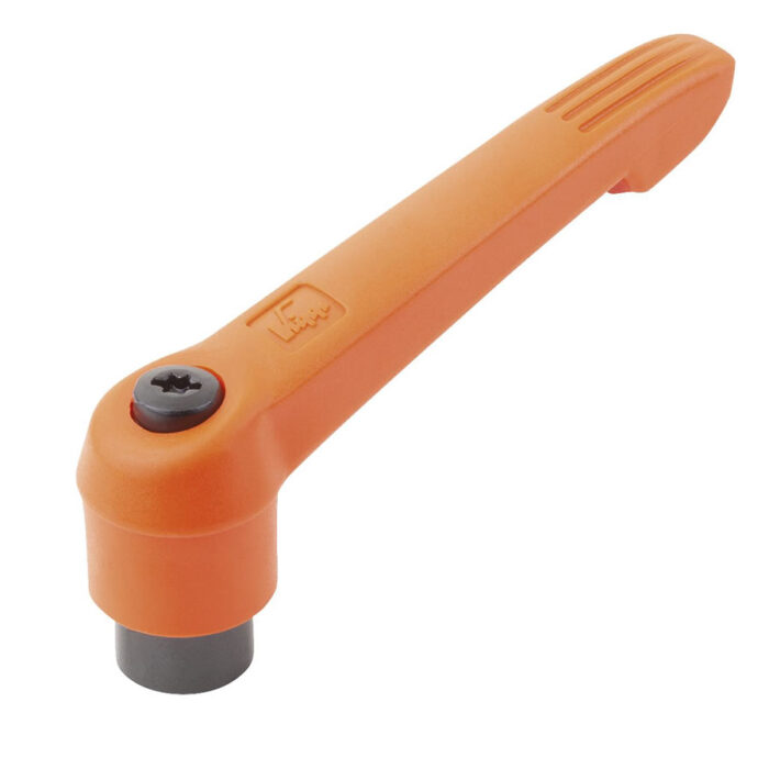 K0269 Kipp Clamping levers with plastic handle, internal thread orange