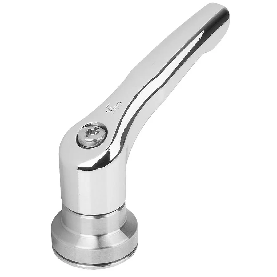 K1626 Kipp Zinc clamping lever with female thread and clamping force intensifier