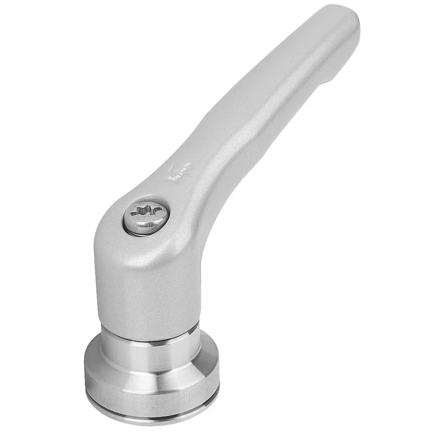 K1626 Kipp Zinc clamping lever with female thread and clamping force intensifier