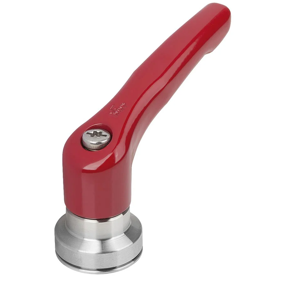 K1626 Kipp Zinc clamping lever with female thread and clamping force intensifier