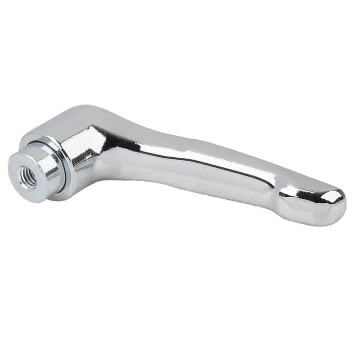 K1659 Kipp Clamping levers, zinc with internal thread, steel parts trivalent blue passivated