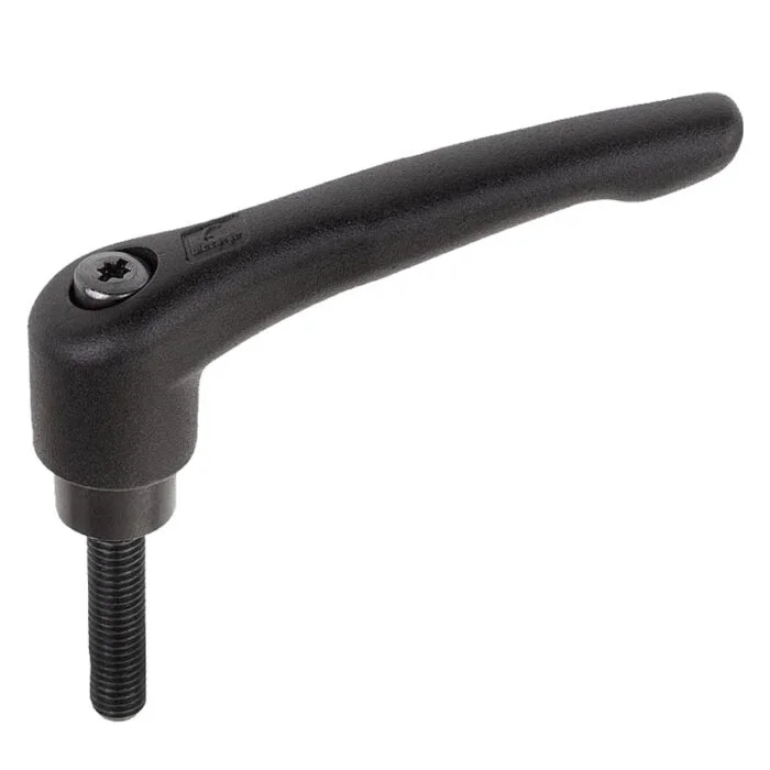 Kipp Clamping Lever, Red - Novo Grip Handle For Machinery, Furniture, Medical Equipment