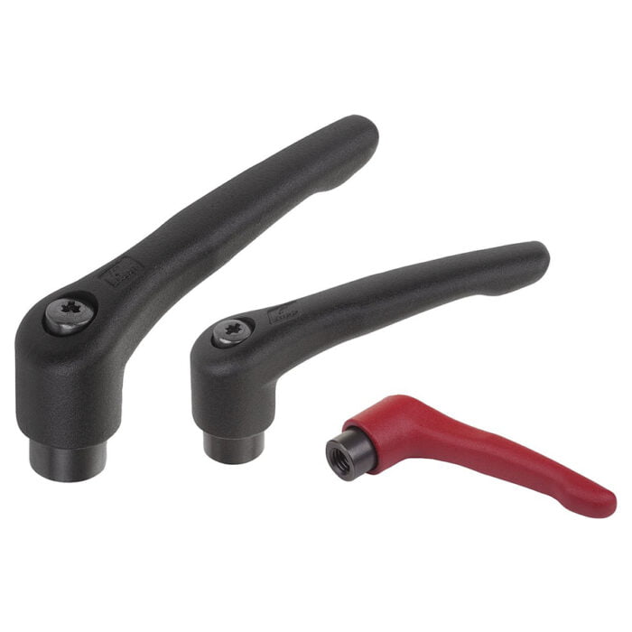 K0752 Kipp Clamping levers with internal thread, steel