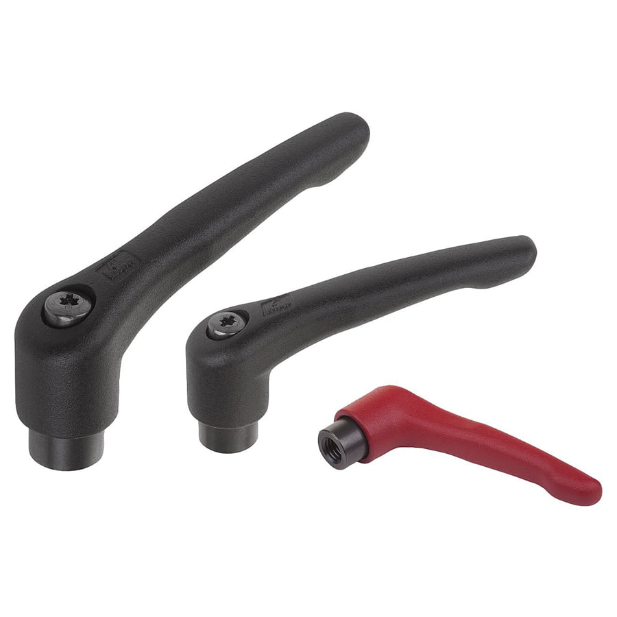 K0752 Kipp Clamping levers with internal thread, steel