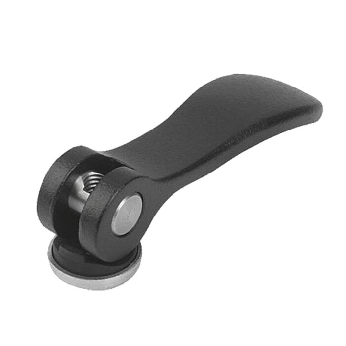 K0005 Kipp Cam levers internal and external thread, steel or stainless steel