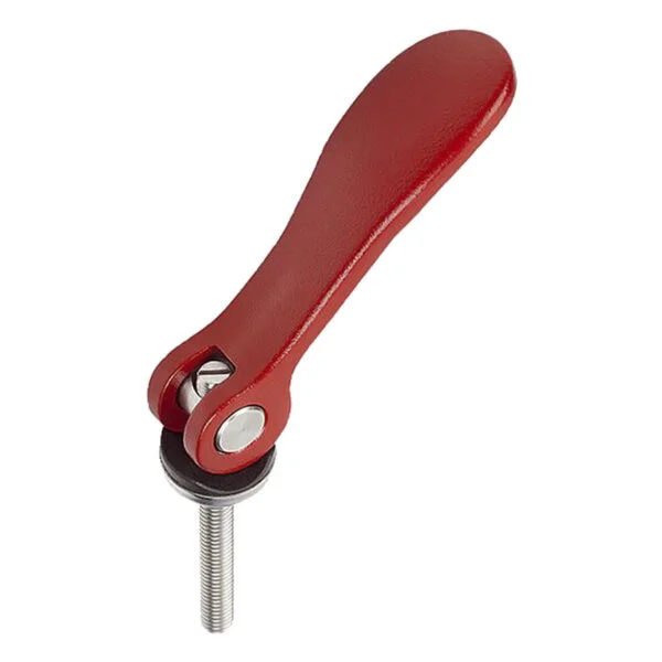 K0006 Kipp Cam levers adjustable external thread, steel or stainless steel