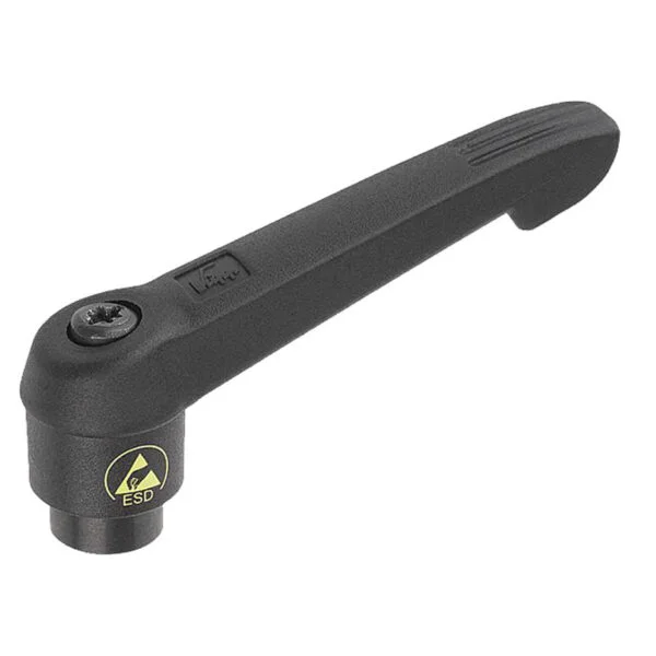 K0269 Kipp Clamping levers antistatic internal thread, plastic grip