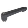 K0270 Kipp Clamping levers antibacterial, internal thread, plastic grip, metal parts stainless steel