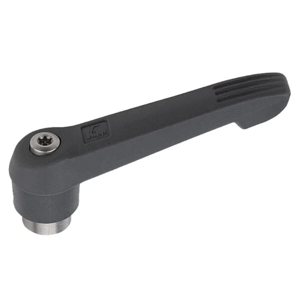 K0270 Kipp Clamping levers antibacterial, internal thread, plastic grip, metal parts stainless steel