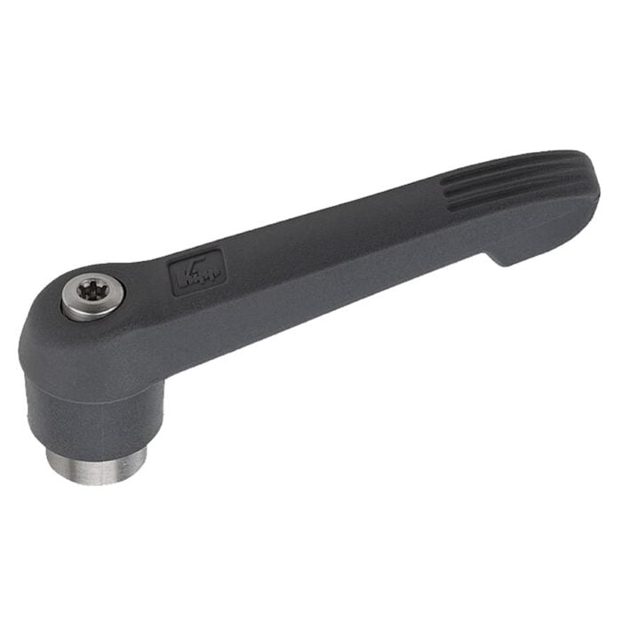 K0270 Kipp Clamping levers antibacterial, internal thread, plastic grip, metal parts stainless steel