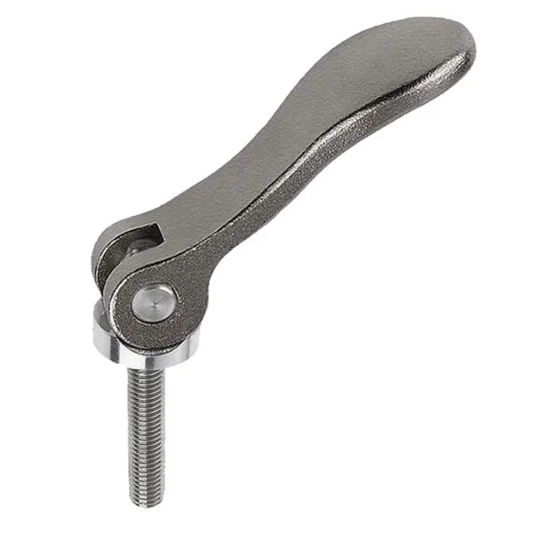 K0645 Kipp Cam levers internal or external thread, stainless steel, thrust washer stainless steel