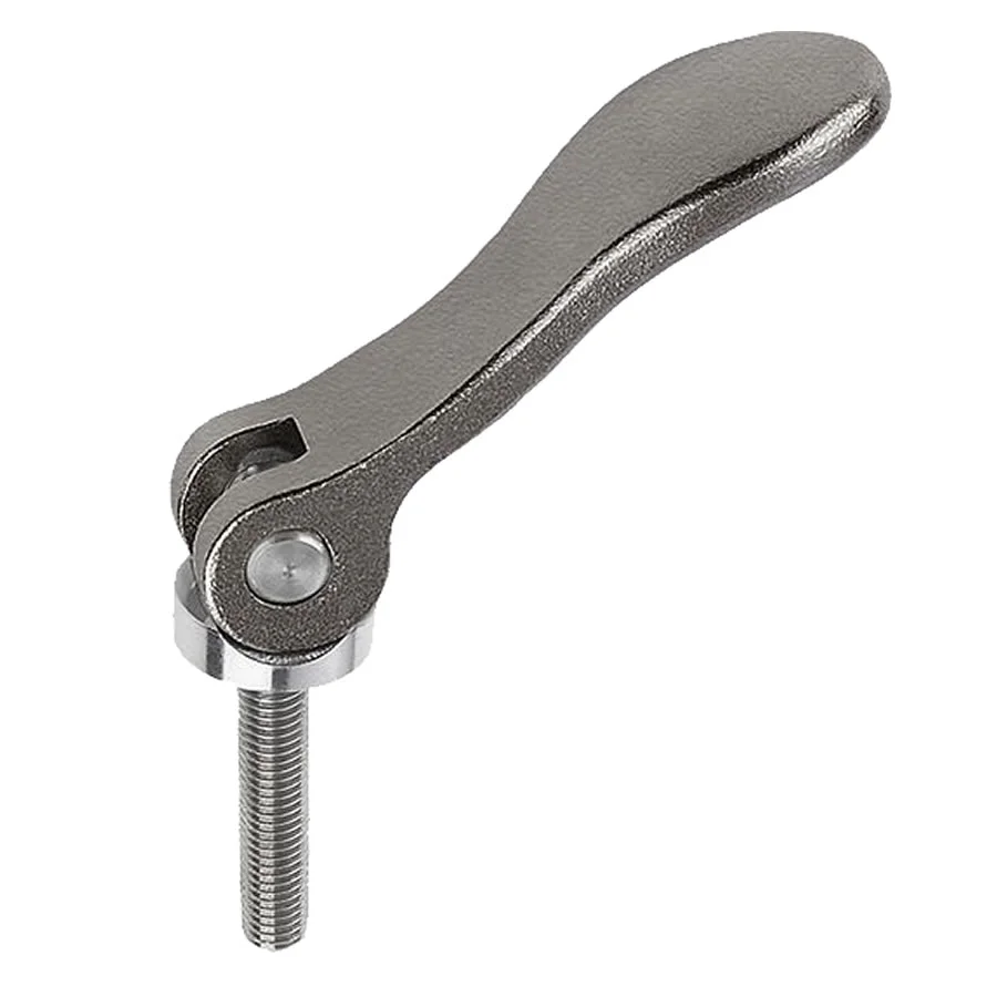 K0645 Kipp Cam levers internal or external thread, stainless steel, thrust washer stainless steel