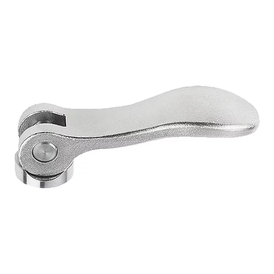 K0645 Kipp Cam levers internal or external thread, stainless steel, thrust washer stainless steel