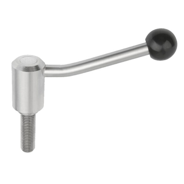 K0109 Kipp tension levers external thread, stainless steel