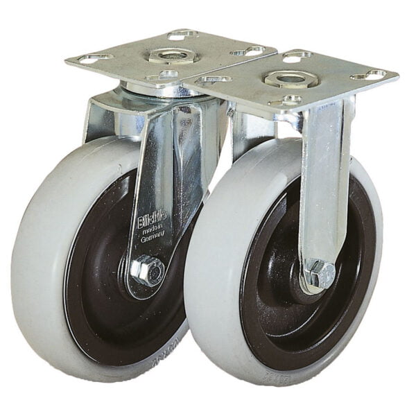 K1760 Kipp swivel and fixed castors heavy-duty version
