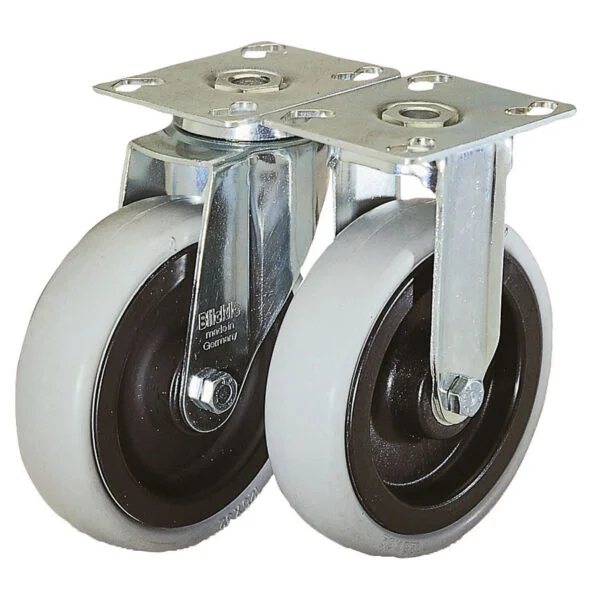 K1760 Kipp swivel and fixed castors heavy-duty version
