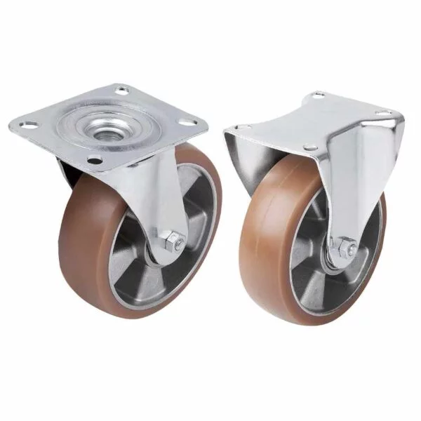 K1765 Kipp Swivel and fixed castors medium-duty version