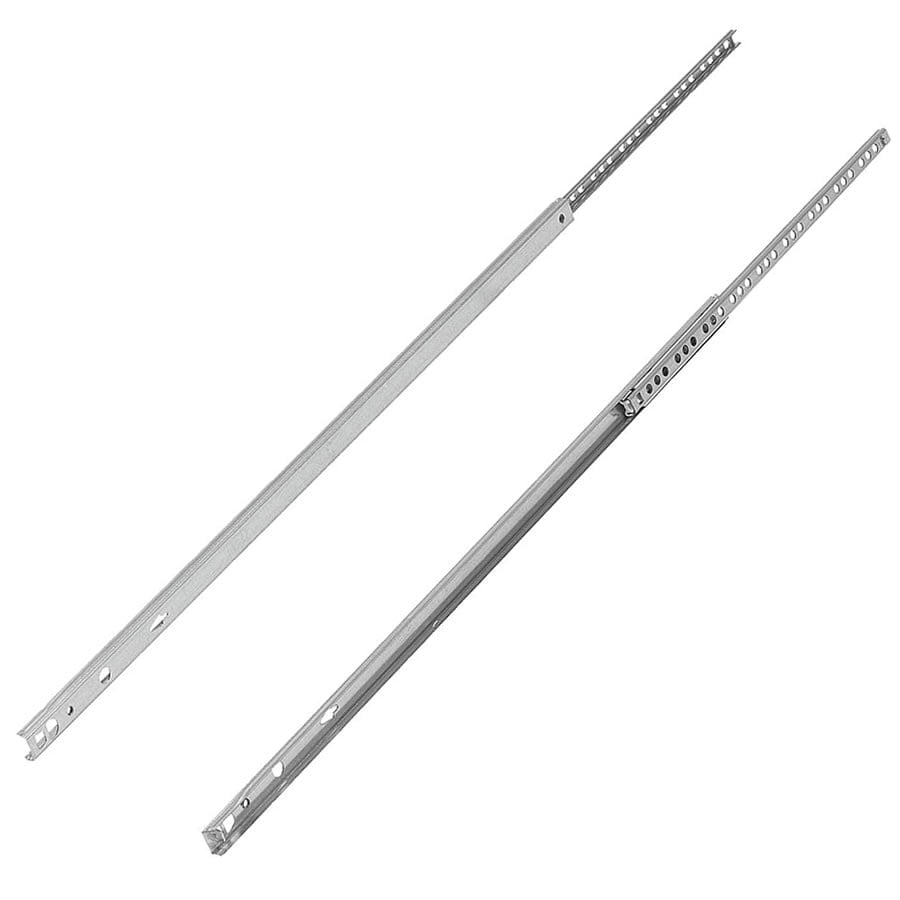 K1566 Kipp Telescopic slides, steel for slot mounting, partial extension, loadcapacity up to 10 kg