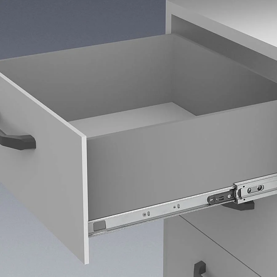 K1573 Kipp Telescopic slides, steel for surface mounting, full extension, load capacity up to 35 kg