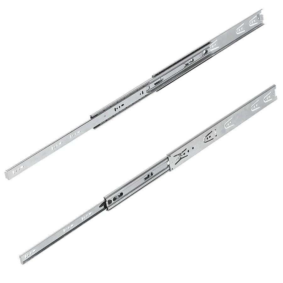 K1578 Kipp Telescopic slides, steel for side mounting, over-extension, load capacity up to 60 kg