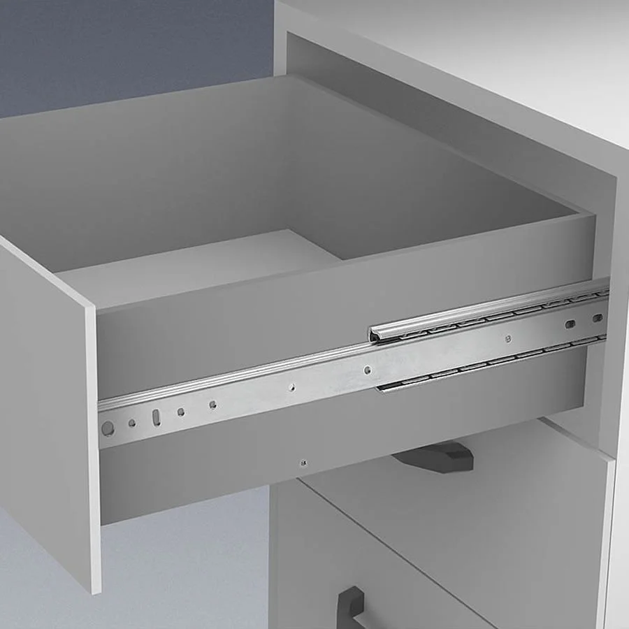 K1578 Kipp Telescopic slides, steel for side mounting, over-extension, load capacity up to 60 kg