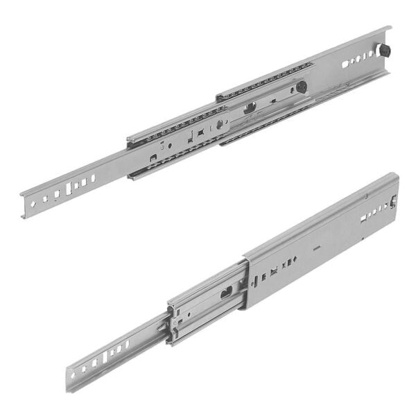 K1717 Kipp Telescopic slides, steel for side mounting, full extension, load capacity up to 160 kg