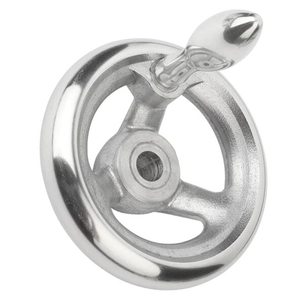 K0160_MFG Kipp Handwheels DIN 950, aluminium, with fixed grip