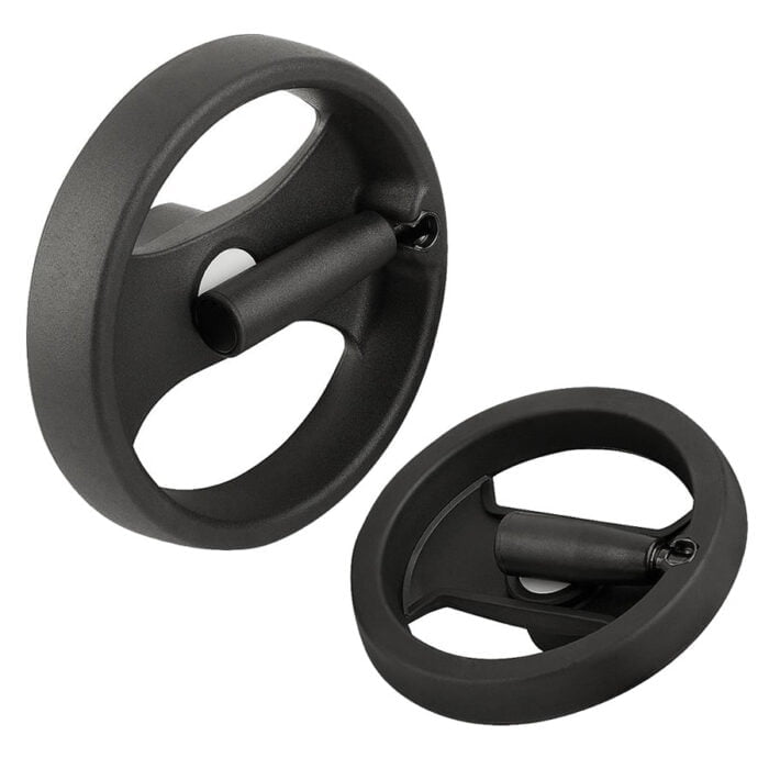 K0725 Kipp handwheels 2-spoke plastic, with folding grip