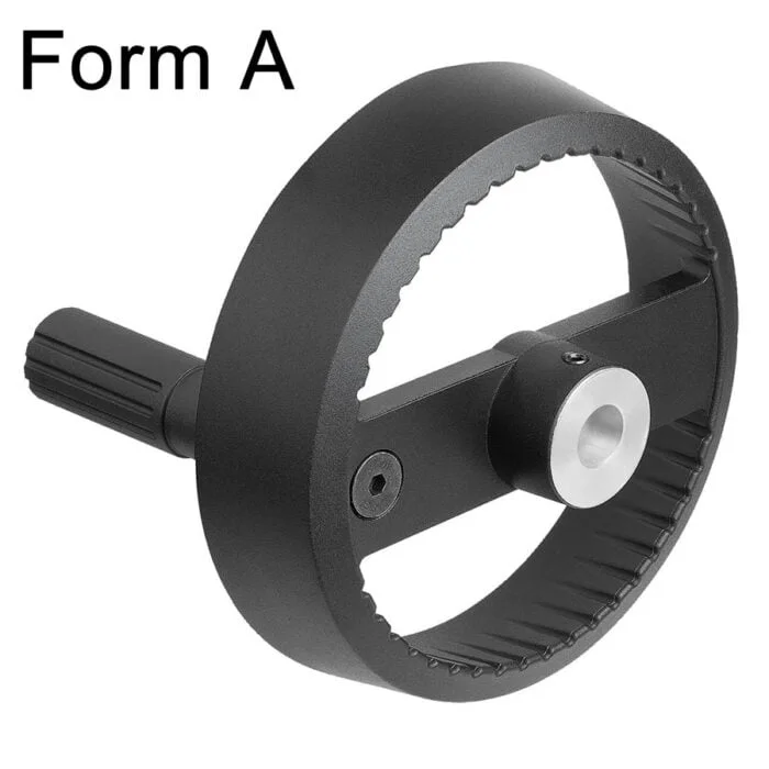K1525 Kipp 2-spoke handwheels, aluminium with fold-down cylinder grip