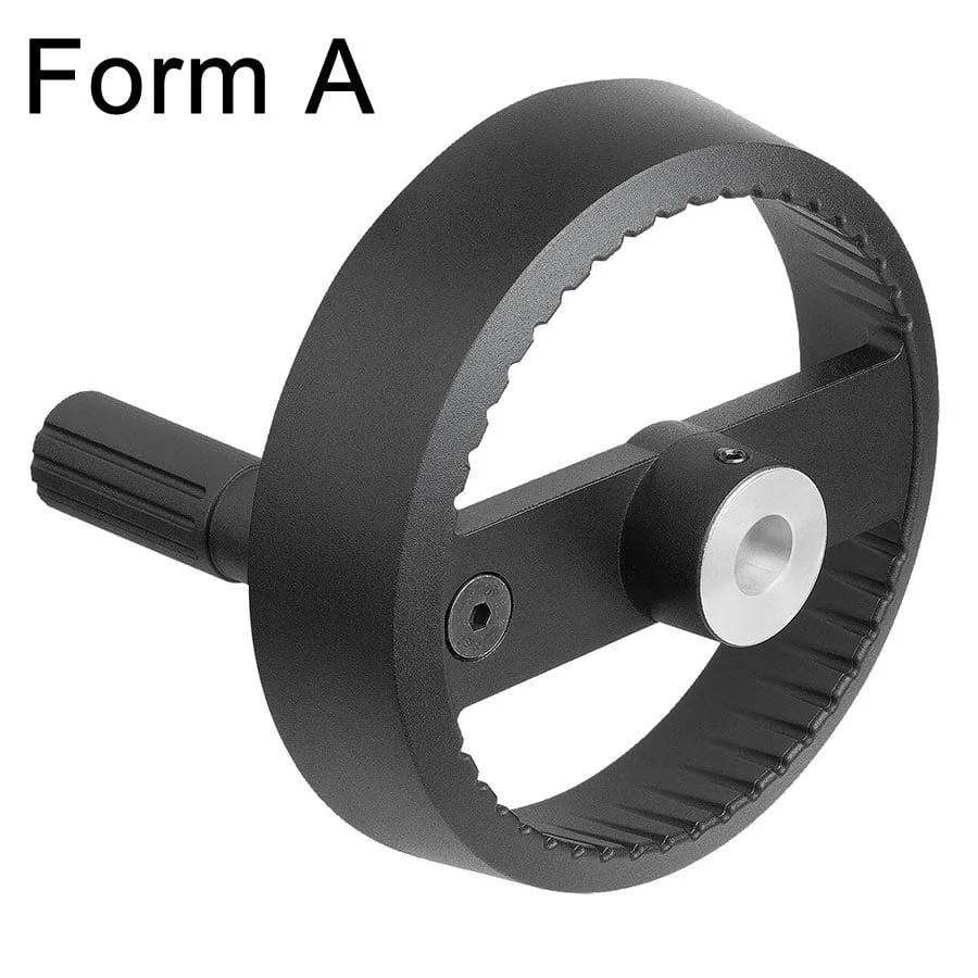 K1525 Kipp 2-spoke handwheels, aluminium with fold-down cylinder grip