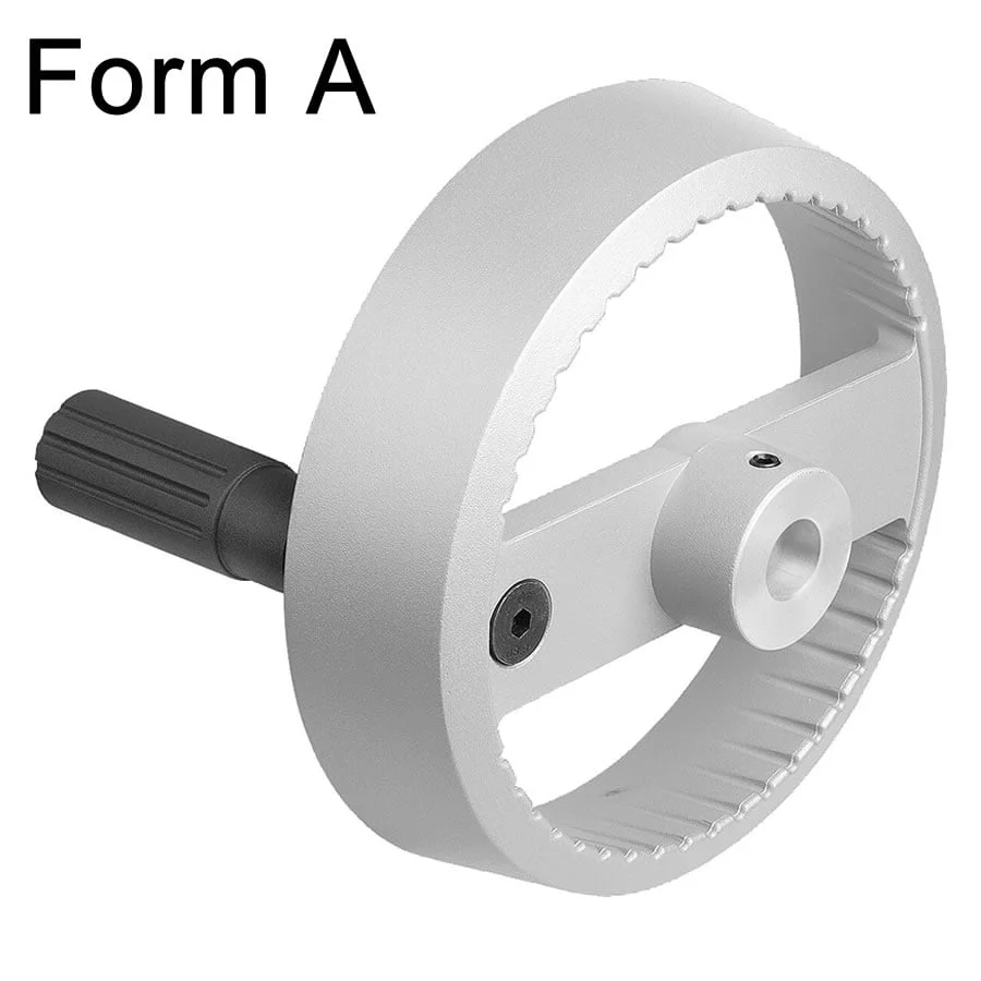 K1525 Kipp 2-spoke handwheels, aluminium with fold-down cylinder grip