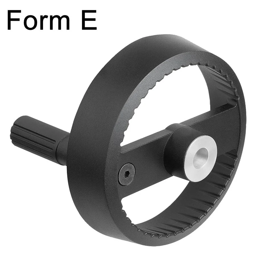 K1525 Kipp 2-spoke handwheels, aluminium with fold-down cylinder grip