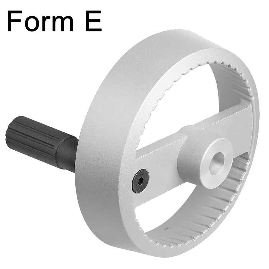 K1525 Kipp 2-spoke handwheels, aluminium with fold-down cylinder grip