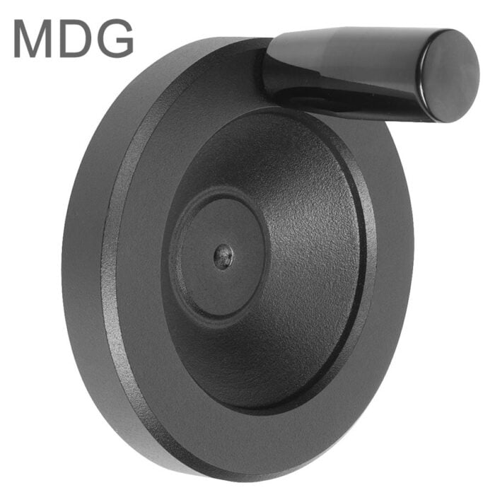 K0161 Kipp handwheels disc aluminium black