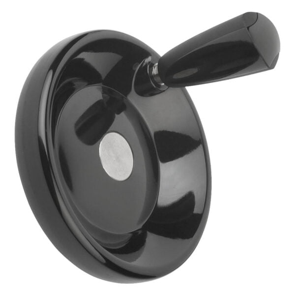 K0164_D Kipp Disc handwheels with revolving grip, Form D, pre-drilled