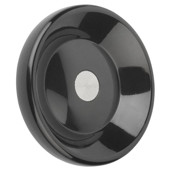 K0165_D Kipp Disc handwheels without grip, steel bush, Form D, pre-drilled