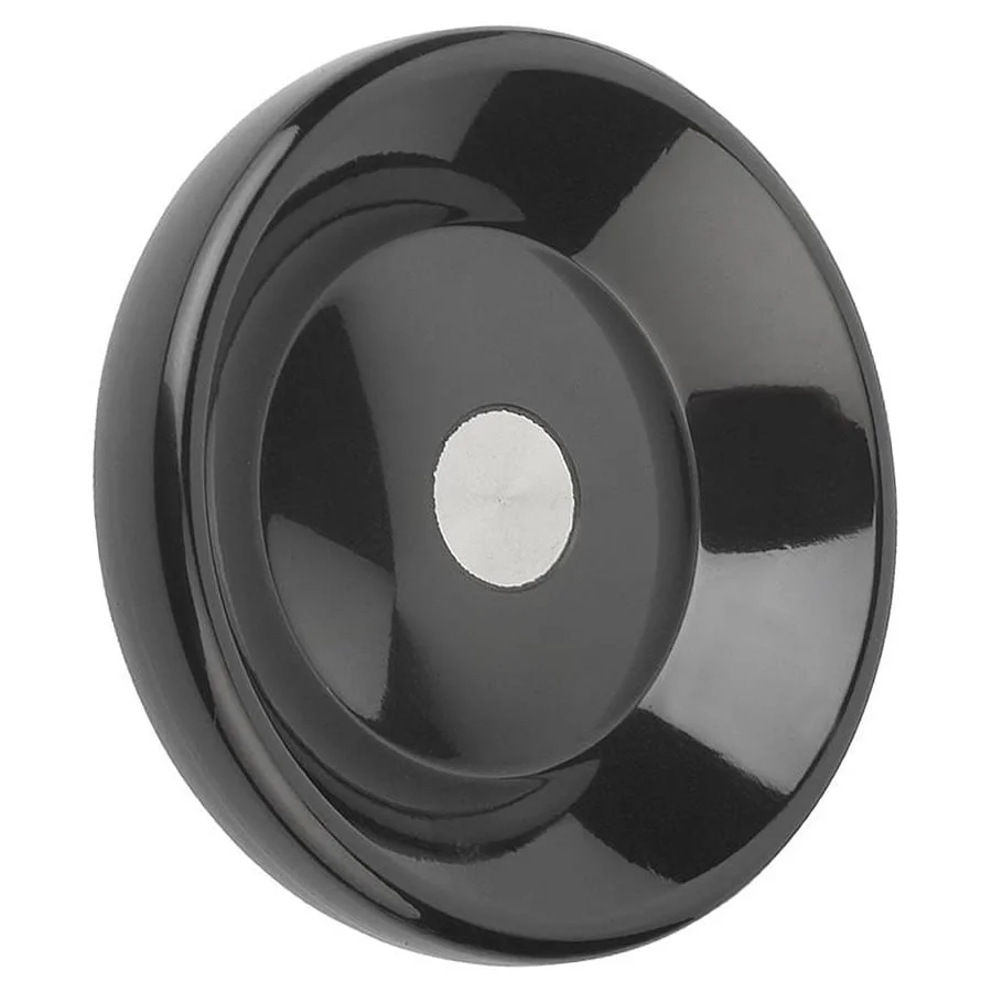 K0165_D Kipp Disc handwheels without grip, steel bush, Form D, pre-drilled