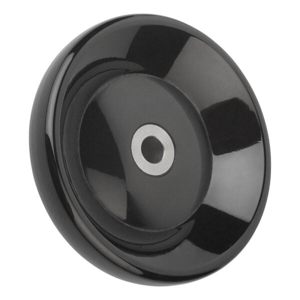 K0165_E Kipp Disc handwheels without grip, steel bush, Form E, with reamed hole