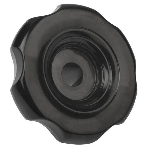 K0184_BG Kipp plastic handwheels drilled thru