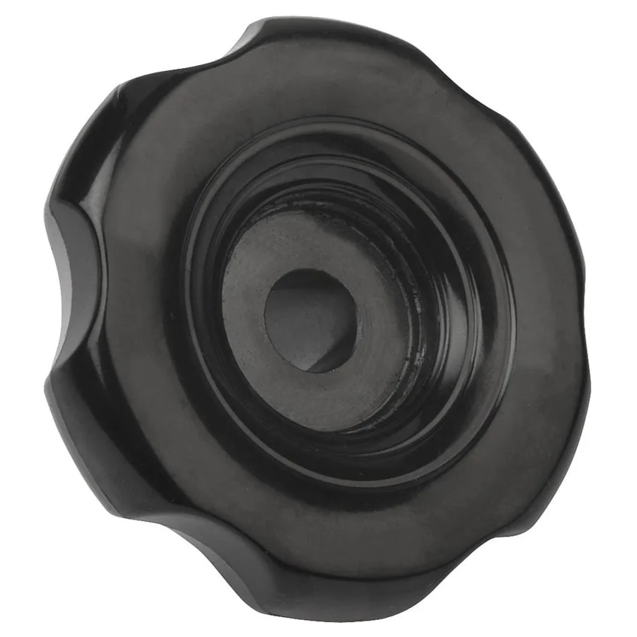 K0184_BG Kipp plastic handwheels drilled thru