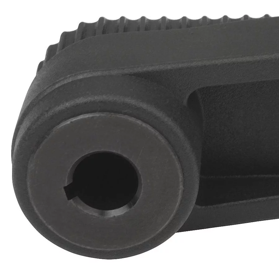 K0659_PBMN Kipp crank Handles with cylindrical revolving grip, locating hole with slot