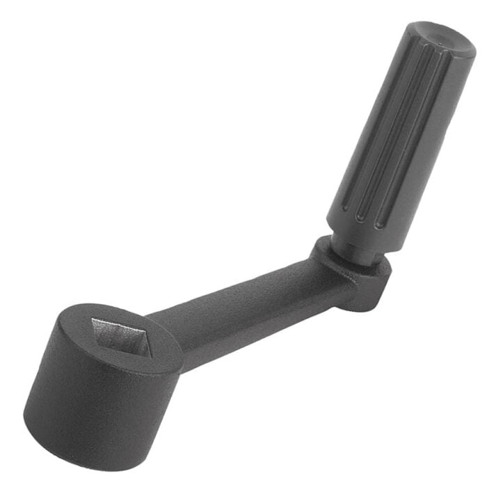 K0996_IV Kipp crank handles revolving grip, square socket