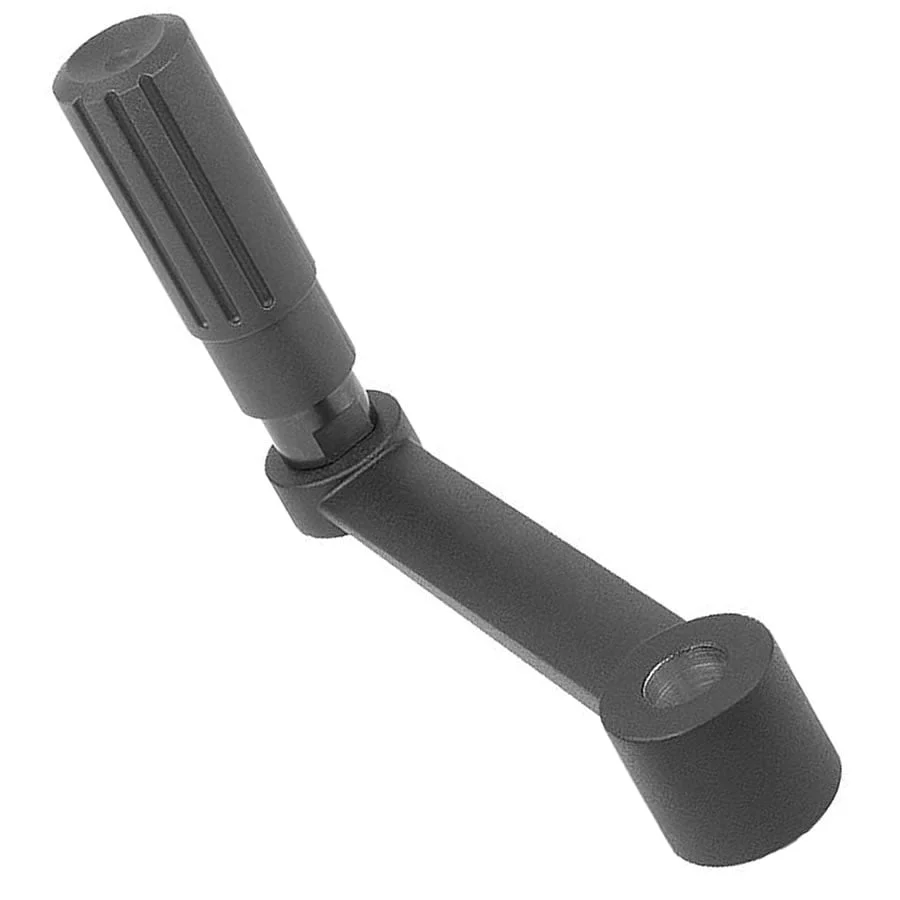 K0996_PB Kipp crank handles revolving grip, reamed hole